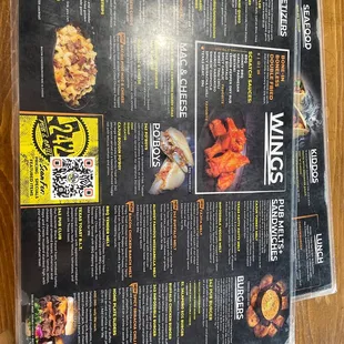 242 Pub &amp;grill menu