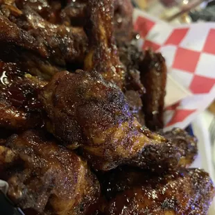 Teriyaki bone in wings - 20 for $10 on Tuesdays