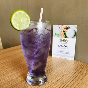 Butterfly flower water