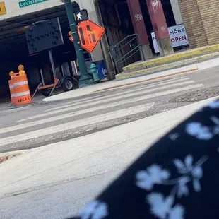 Me on the streets waiting for my mom