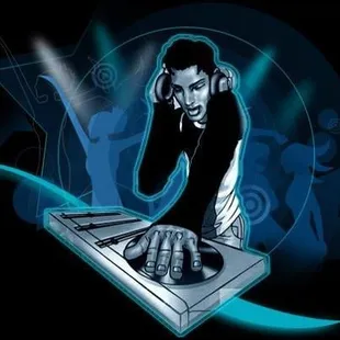 a dj playing music on a turntable