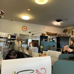 interior, sushi and sashimi