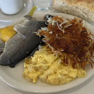 Poached Trout! A 24th Street Cafe favorite