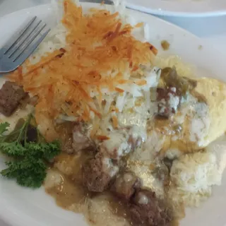 Chile Verde Omelet