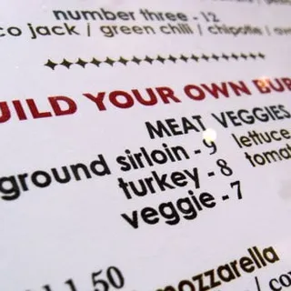 Craft Your Own Burger