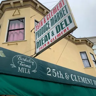 a sign for the store