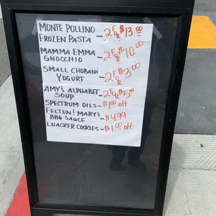daily specials