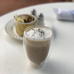 Lavender latte