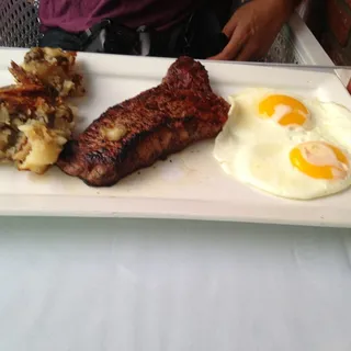 New York Steak and Eggs