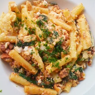 Rajun Cajun Pasta Scramble