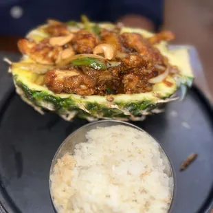 Pineapple Rice Boat