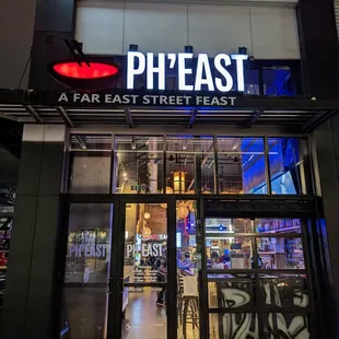 This 26 Thai is located inside Ph&apos;east, the Asian food hall at The Battery Atlanta. 3-hour (non-event) and 2-hour (event) free parking.