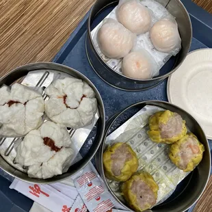 Bao, Har gow, pork Siumai