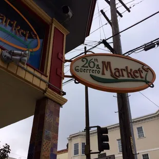 a sign for the store