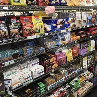 a variety of snacks