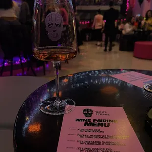 Wine tasting events they have done