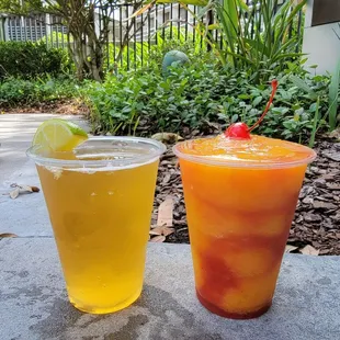 Corona Premier and Strawberry Mango Virgin Daiquiri