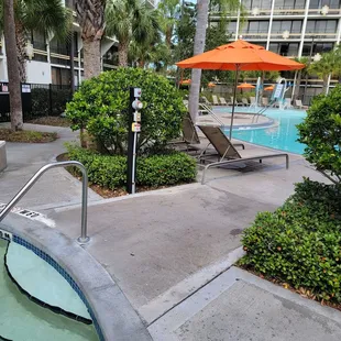 From the adult hot tub