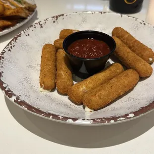 Mozzarella cheese sticks