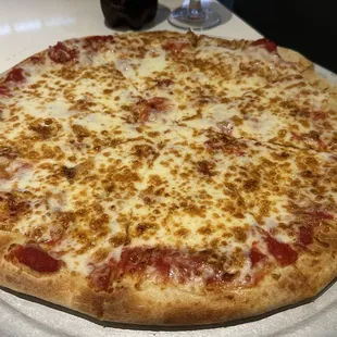 Cheese pizza extra cheese