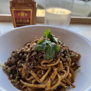 Dan Dan Noodles - a nice little heat with quality handmade noodles. It's BOMB!