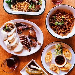 tea smoked duck buns on special, Hong Kong &amp; Dan Dan noodles