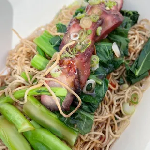 Hong Kong noodles, SO GOOD. That pork was insane