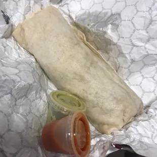 Good size burrito for $8