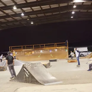 Looking toward the parking lot