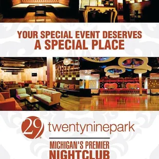 a flyer for a special event