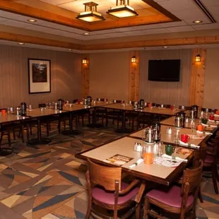 29 Pines Room - a meeting space off of the restaurant that can accommodate 25-30 for meetings and or meals