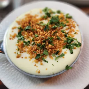 Whipped potatoes. Interesting texture.