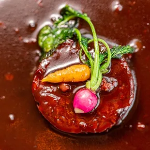 Wild Scottish Hare À La Royale: Braised Leg, Roasted Loin | Rosemary Pomme Dauphine | Tiny Roots