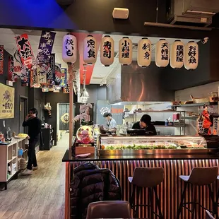 Sushi bar and interior Decor