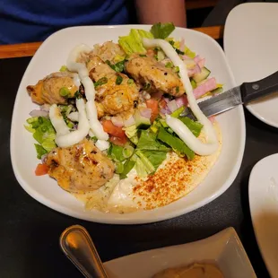 Lemon oregano chicken bowl