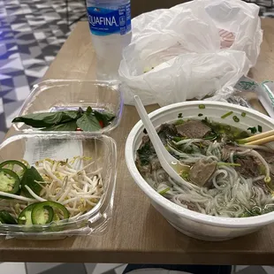 Beef pho!  Delicious.