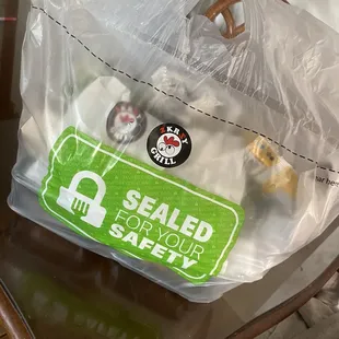 Sealed bag really appreciate that