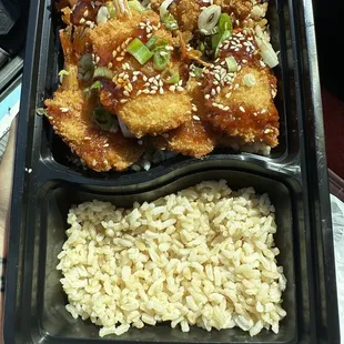 Krzy Shrimp Bowl w/ extra brown rice