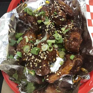Korean BBQ wings