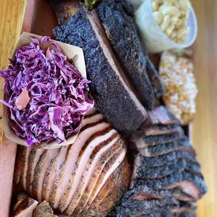 Brisket,turkey and beef rib.