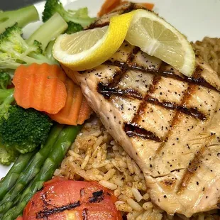 food, grilled fish, fish, seafood, grilled seafood