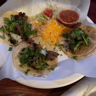 Street tacos, not so street..