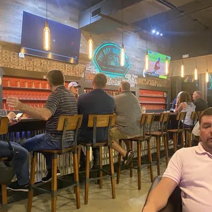 a man sitting at a bar