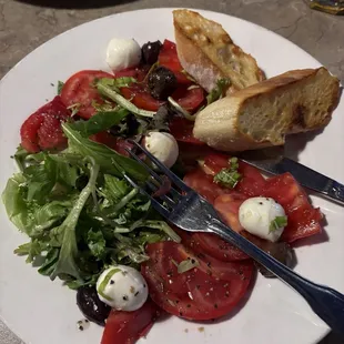 The tomatoes were explosion of happiness in my mouth. Everything is incredibly fresh and flavorful and seasoned just right.
