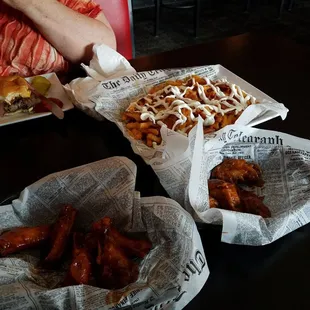 Plentiful meal. Unique flavors. Come and try. Half price wings Wednesdays!