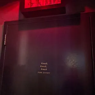 the door to the basement