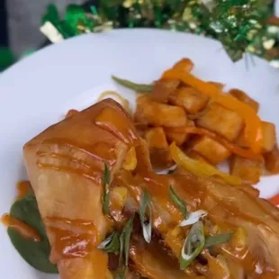 Breakfast chimichanga