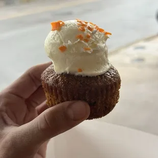 Carrot cupcake