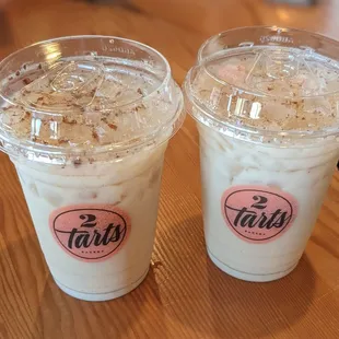 Iced Chai Lattes