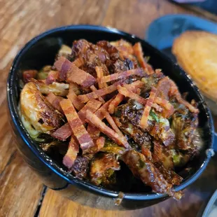 Fried brussel sprouts